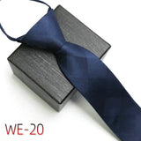 New Suit Business Zipper Tie for Man 48*7cm