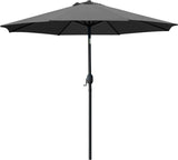 9' Patio Umbrella Outdoor Table Umbrella with 8