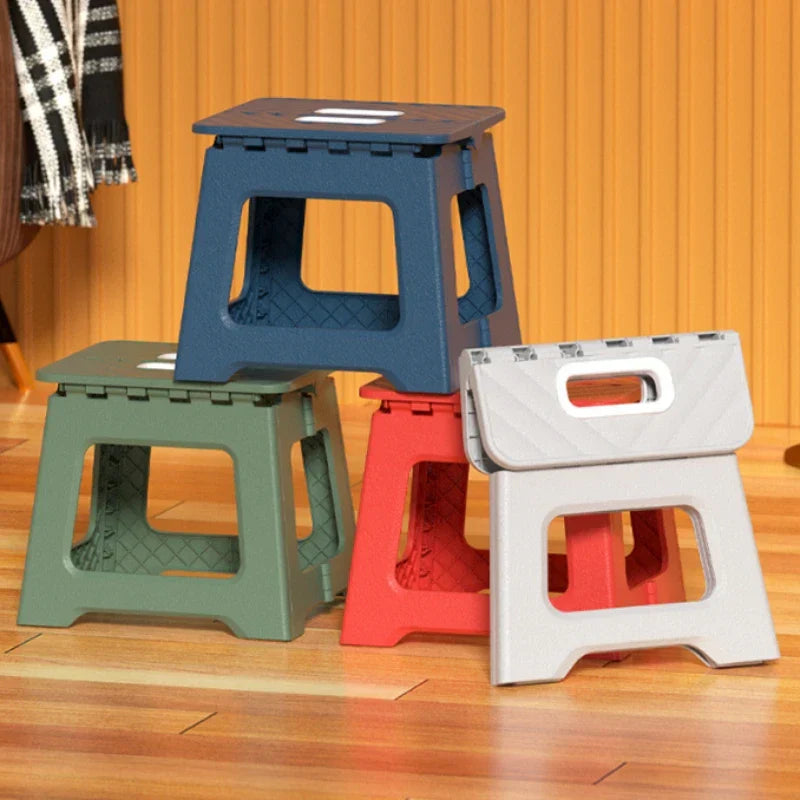 Portable Mini Outdoor Stool - 1pc Thickened Plastic
