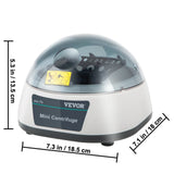 VEVOR Electric Centrifuge Machine Mini Bench-top Lab 500-5000/7000RPM