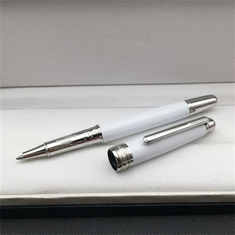 Luxury Msk-163 White Metal Ballpoint Pen Rollerball Pen