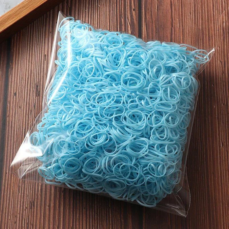 2000 Piece Pack Children's High Elasticity Rubber Band