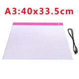 A2/A3/A4/A5 Ultra-Thin Portable LED Light Box Tracer USB