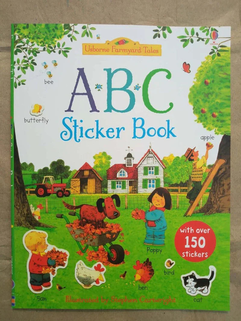 A4 size Children Preschool Montessori Cartoon Sticker books