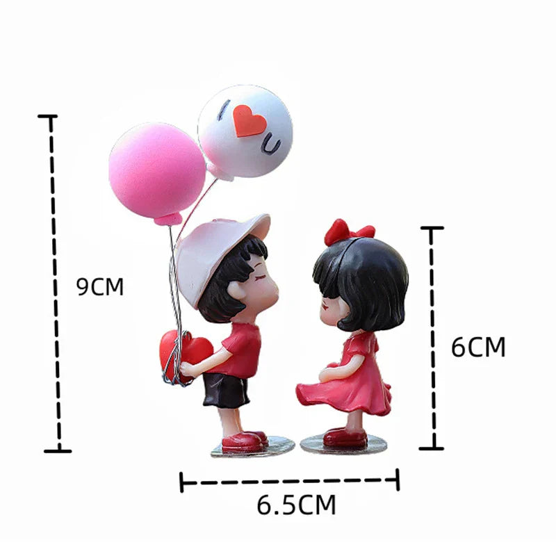 Anime Couples For Car Ornament Model Cute Kiss