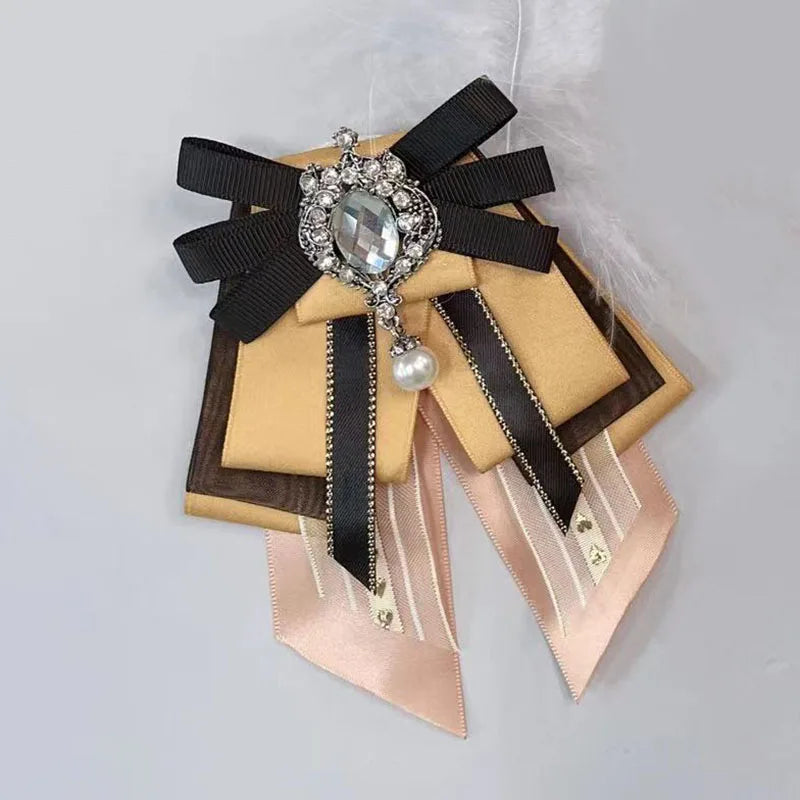 Korean Women's Lolita Bow Tie Brooch Fashion Cosplay