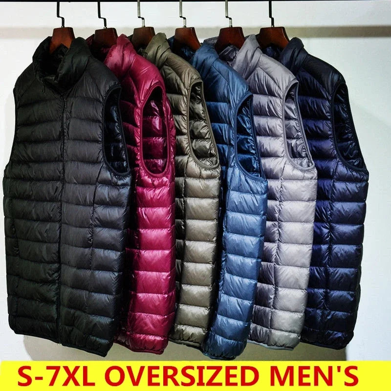Men's Sleeveless Puffer Jacket 2023 New Autumn Spring