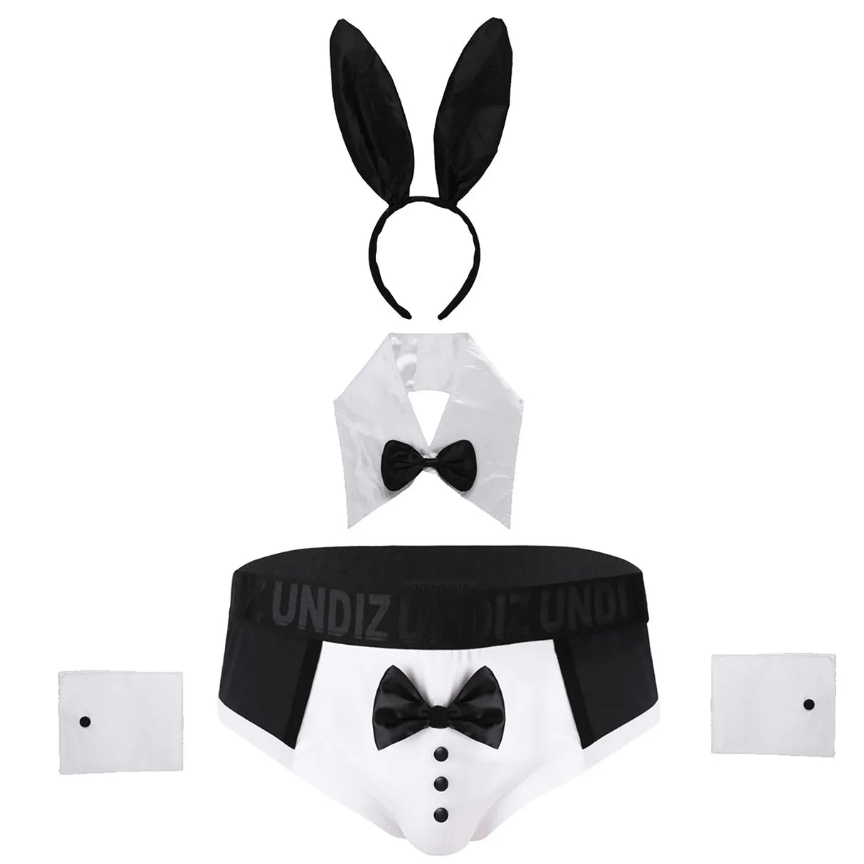 Mens Waiter Tuxedo Lingerie Sexy Cosplay Costume Role