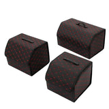 Folding Leather Car Trunk Storage Box Waterproof Cargo