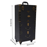 Rolling Lockable Makeup Hairdressing Trolley Stylist Beauty Salon