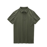 Dukeen Solid Color Polo Shirts for Men Short-Sleeved