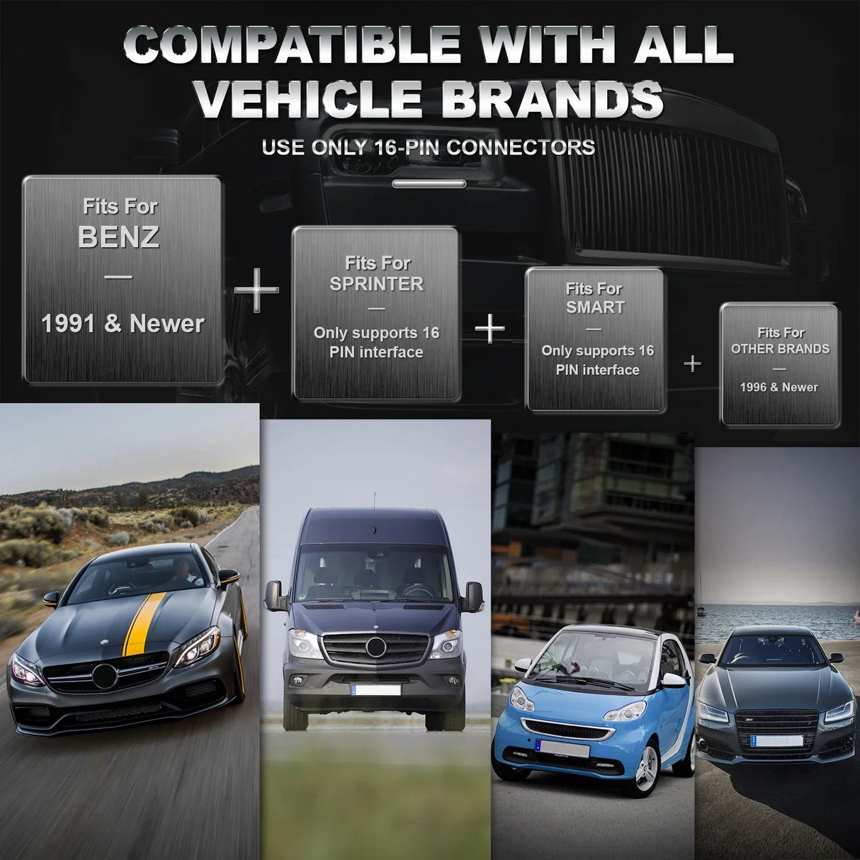 ANCEL BZ700 OBD2 Automotive Scanner for Mercedes Benz