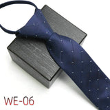 New Suit Business Zipper Tie for Man 48*7cm