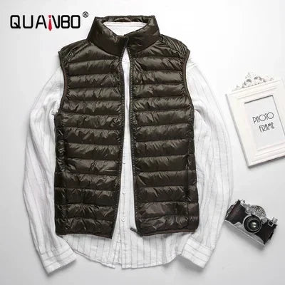 Men's Sleeveless Puffer Jacket 2023 New Autumn Spring