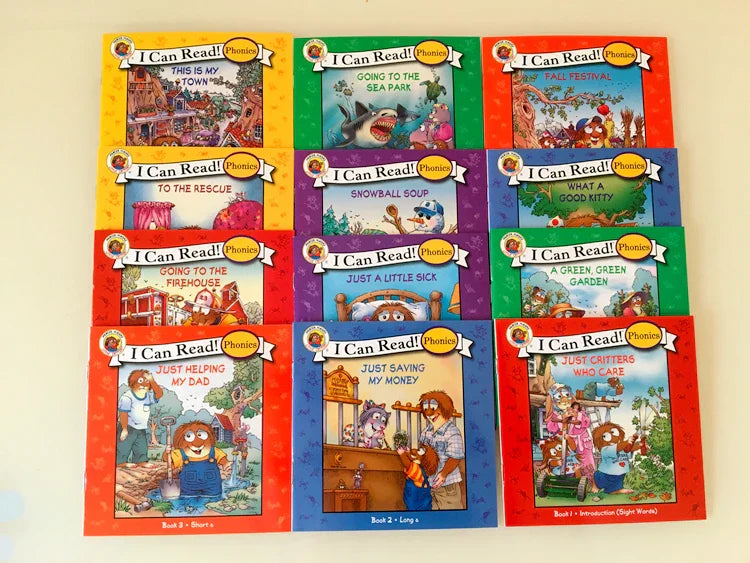 I Can Read Phonics 12 Books/Set English Story