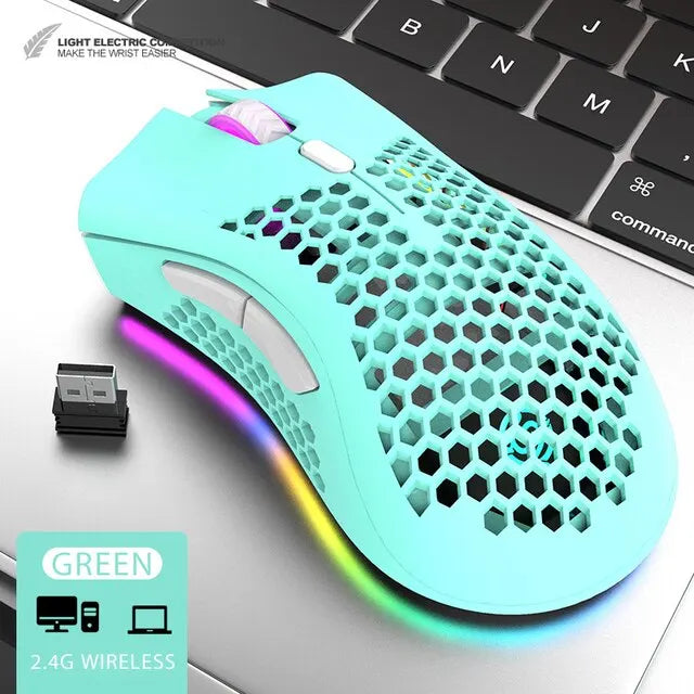 BM600 Rechargeable Gaming Mouse USB 2.4G Wireless RGB