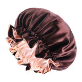 New Women Reversible Satin Bonnet Hair Caps Double