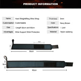 Weightlifting Flexible Wrist Wrap Gym Strength Training Padded