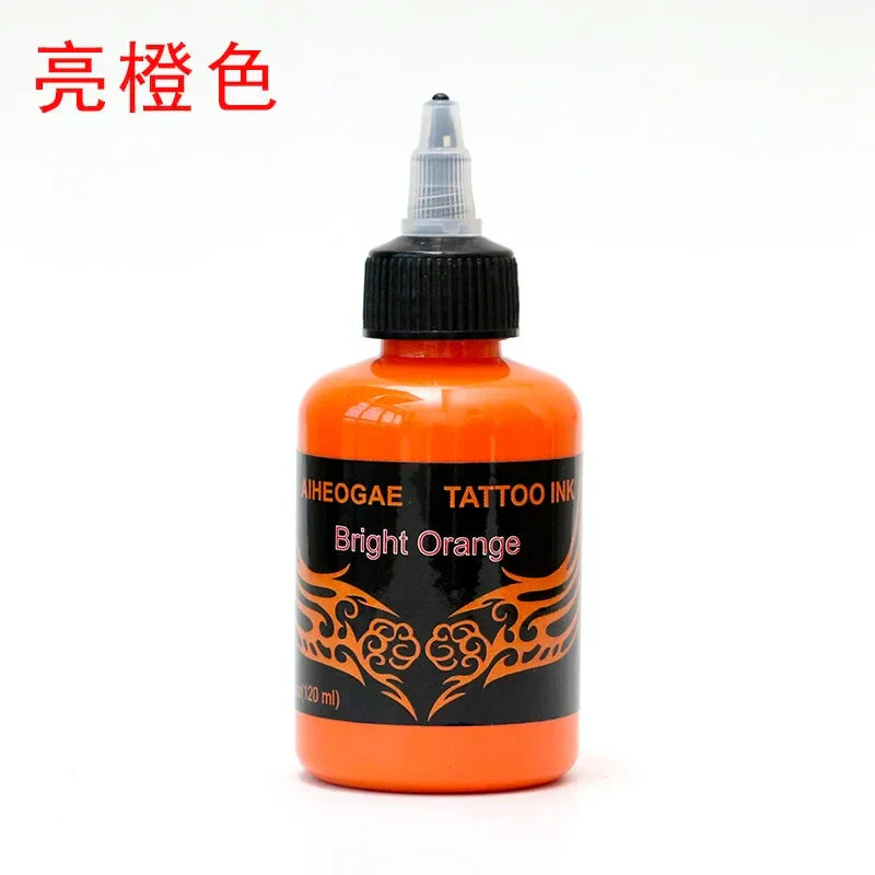 120ml Tattoo Ink Set Permanent Pigment Makeup Professional