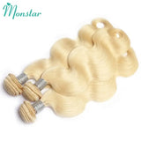 Blonde 613 Colored Body Wave Human Hair Bundles