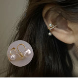 1PC Korea Luxury Long Tassel Single Clip Earrings