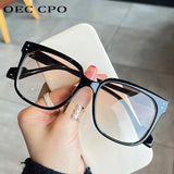 OEC CPO Square Goggles Sunglasses Women Fashion Oversized