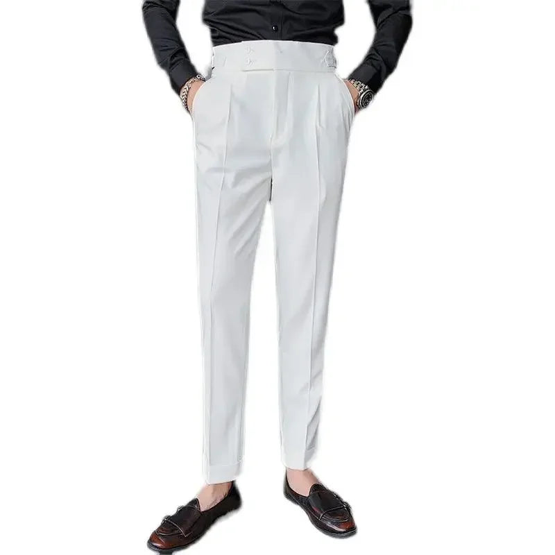 2023 New Men's Suit Pants Slim Fit Business