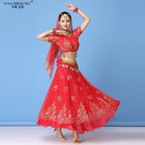 New Bollywood Costume Set Belly Dance Performance Clothes