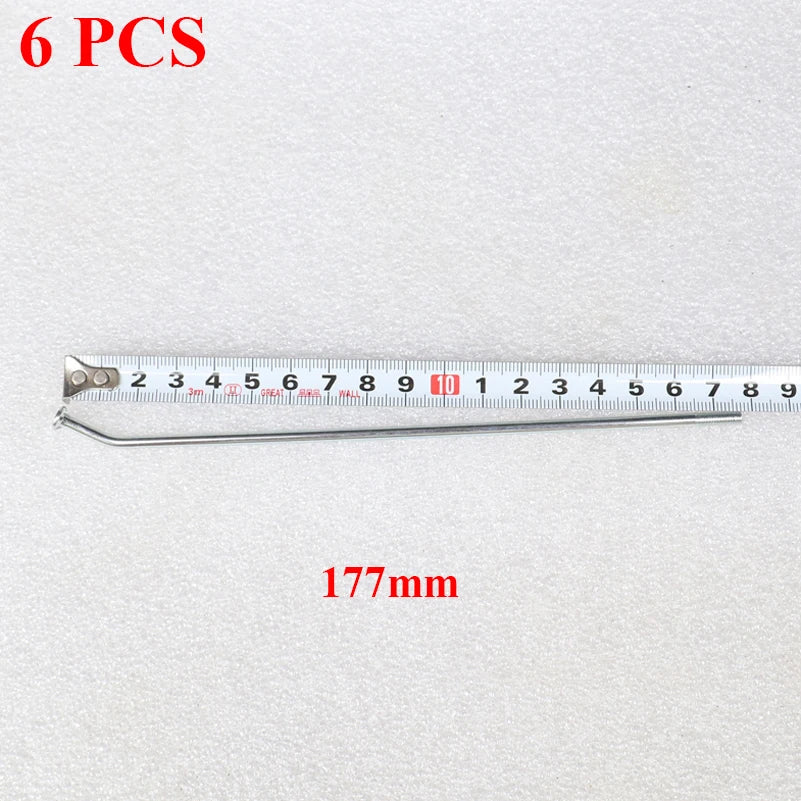 6PCS Spokes Wire Circle Nipples 18 19 21
