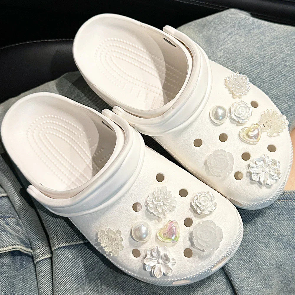 Shoe Charms for Croc Accessories Artificial Crystal Shoe