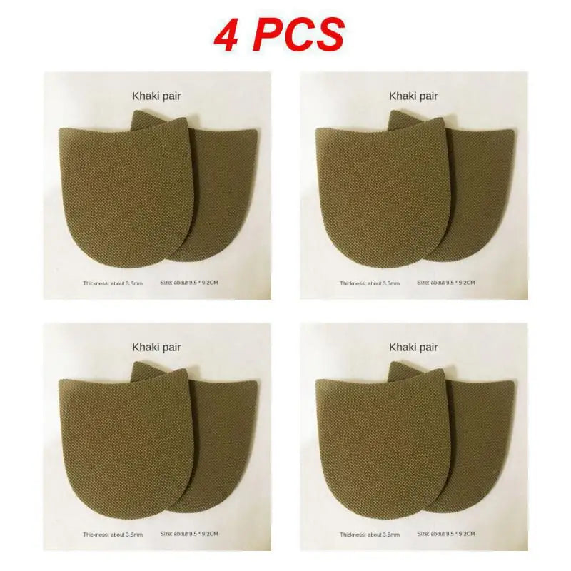 124PCS Rubber Glue on Heels Grip Pads Shoe