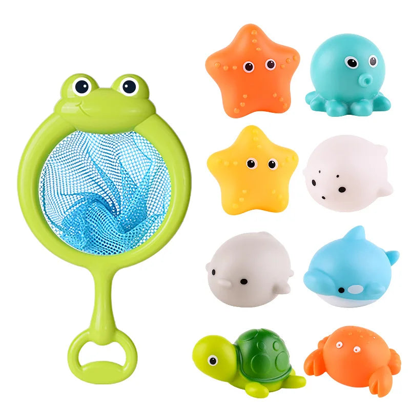 Children's bath toys Induction water play light-up animal