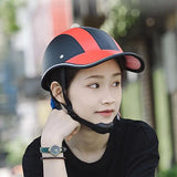 Baseball Caps Style Motorcycle Half Helmet Safety Hard Hat For Cafe Racer Chopper Scooter Half Face Vintage Summer Caps