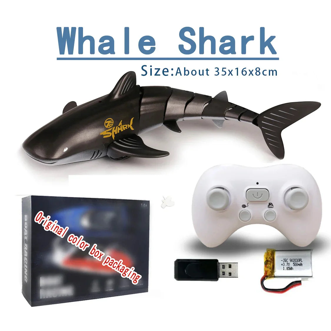 2.4G Radio Remote Control Shark Water Bath Toys