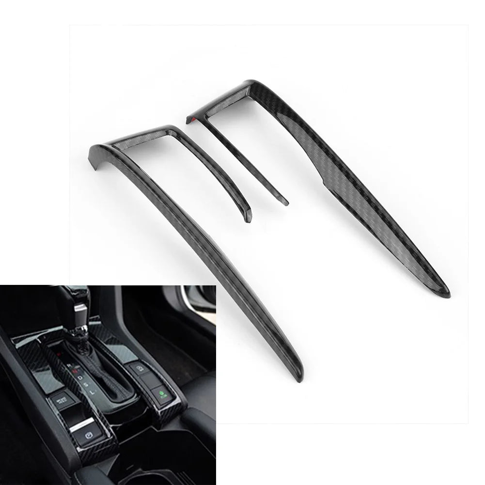 Carbon Fiber Car Gear Panel Trim Shift Panel
