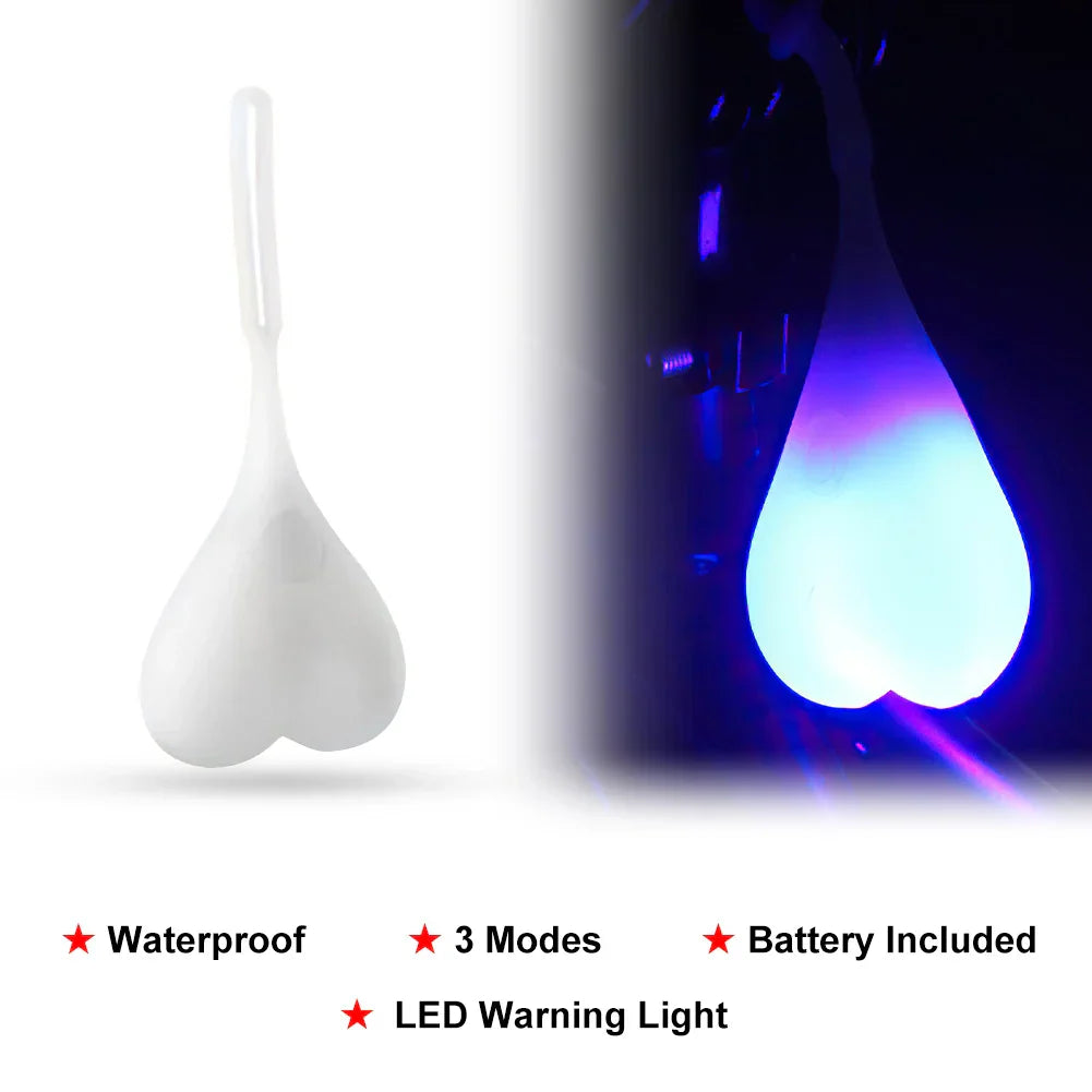 Bicycle Back Rear Tail LED Light Silicone Bike