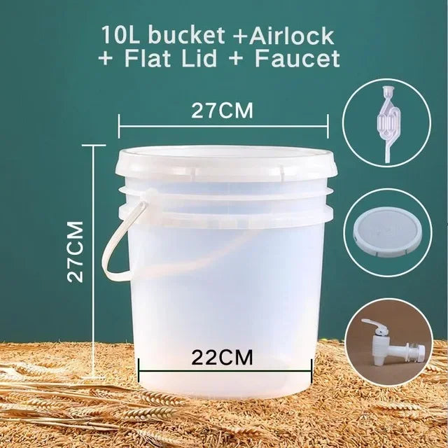 & Kit Making Airlock Brewing With Container For