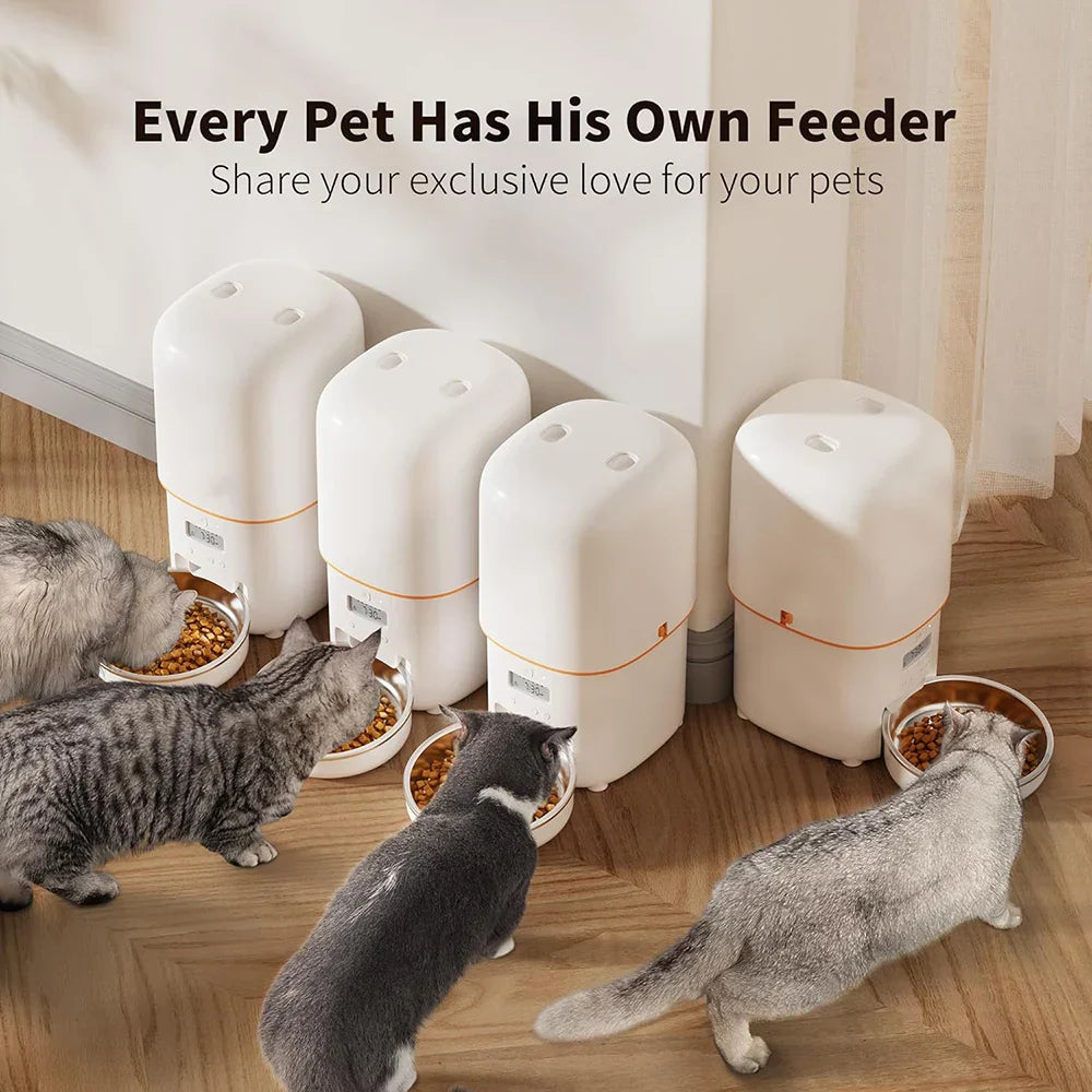 Automatic Cat Feeder Smart Pet Feeder, Timed Automatic