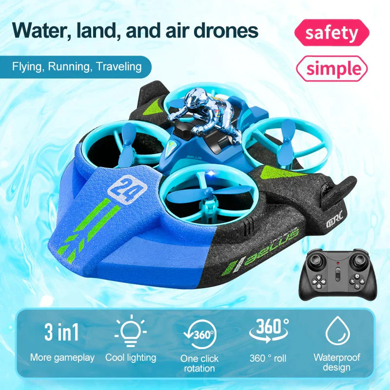 Mini Drone In Hovercraft 2.4g 4CH Remote Control
