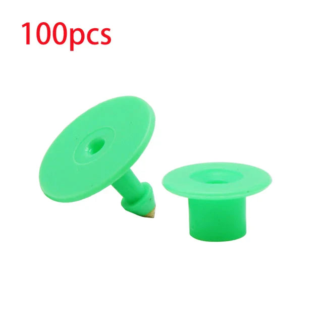 100 Pcs Wordless Label Anti-shedding Round Swine Sheep