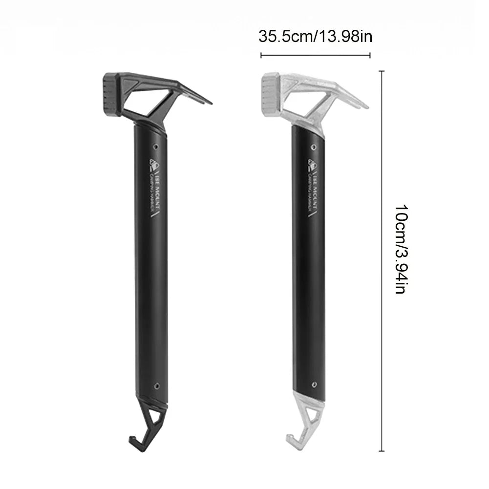 Camping Hammer Stainless Steel Ground Pegs Hammer Outdoor