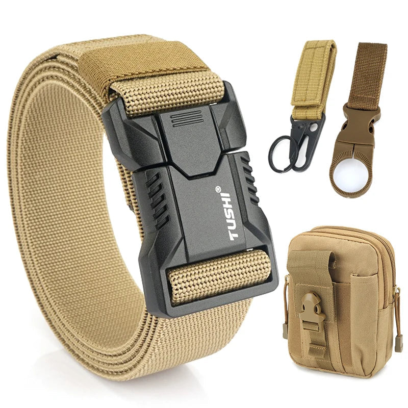 VATLTY New Tactical Outdoor Belt for Men and