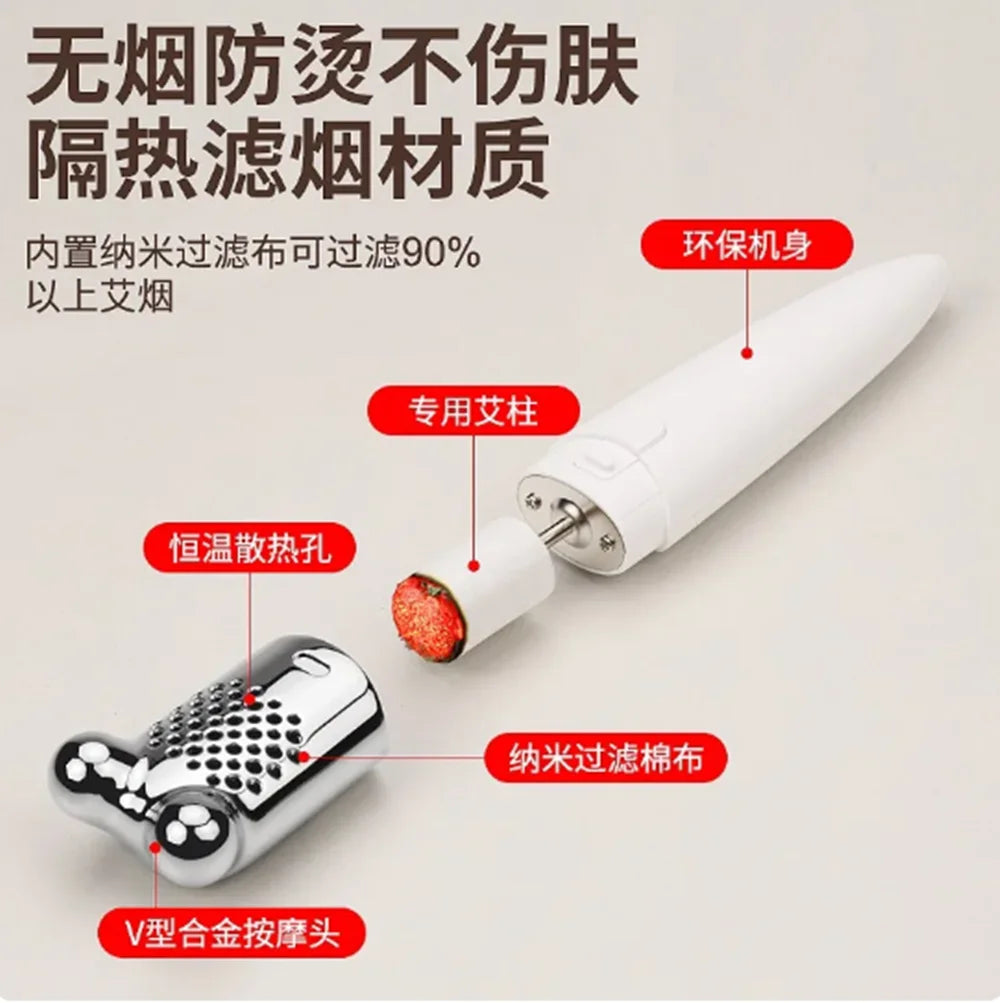 Face moxibustion stick portable moxibustion home beauty scraping