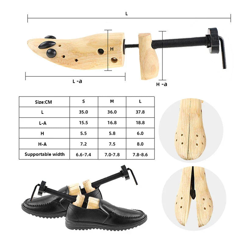 High Quality Wooden Shoe Trees Adjustable Shape