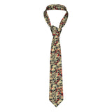Mens Tie Classic Skinny Haloween Scary Skull Neckties