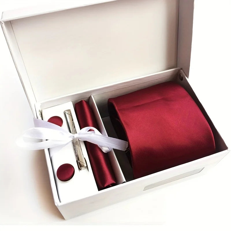 Men's Tie Gift Box 3 Piece Of Sets