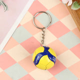1xFashion PVC Volleyball Keychain Ornaments Business Volleyball Gifts