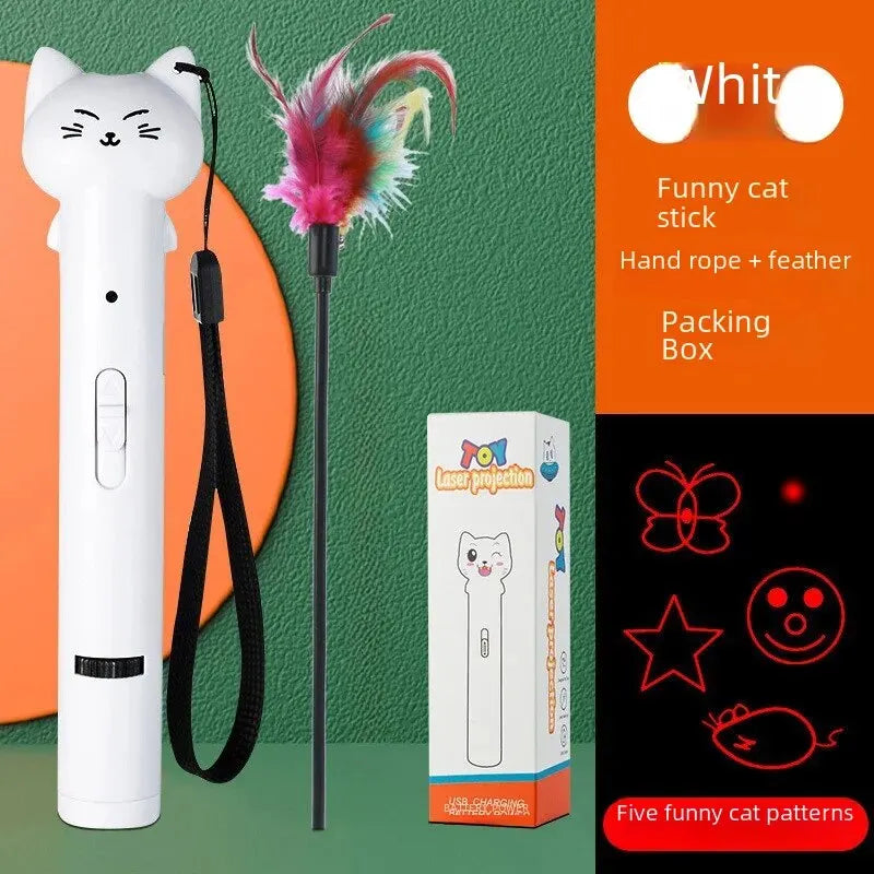 Usb Rechargeable Laser Cat Toy Infrared Light Laser