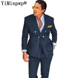 Designer Green Suits for Men 2 Piece Blazer