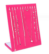 Velvet Necklace Pendant Display Stand Women Jewelry Rack